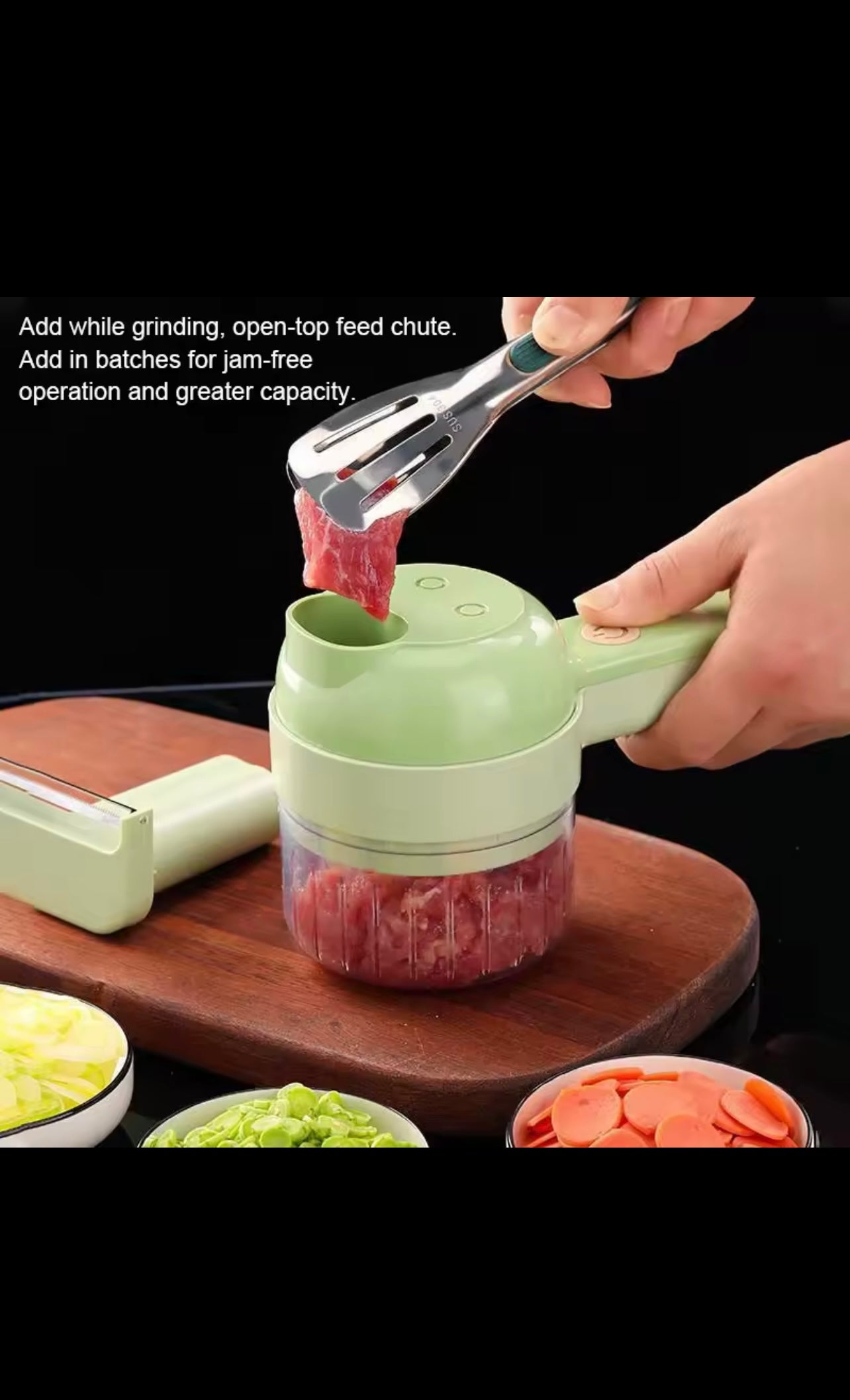 Electric Garlic Chopper – One-Touch Food Prep