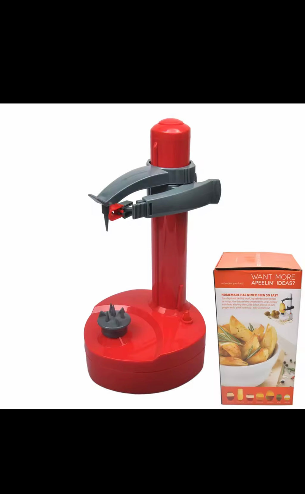 Automatic Electric Potato Peeler – One-Touch Fruit & Vegetable Peeling