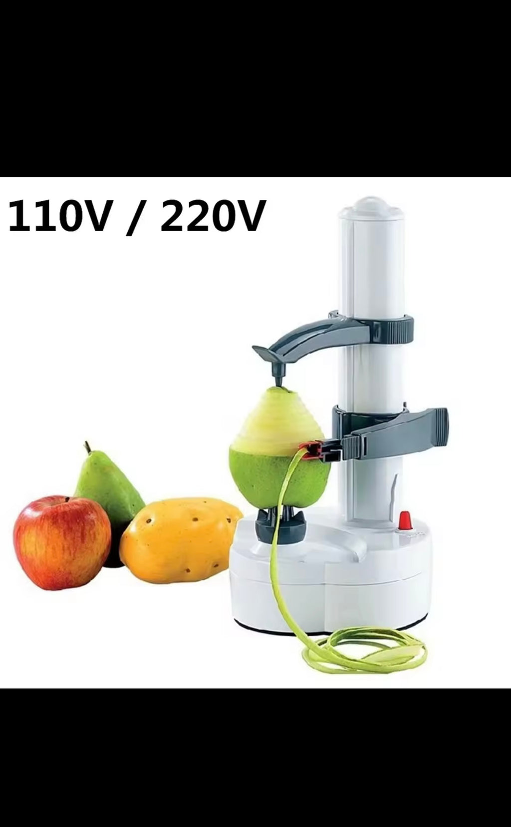 Automatic Electric Potato Peeler – One-Touch Fruit & Vegetable Peeling