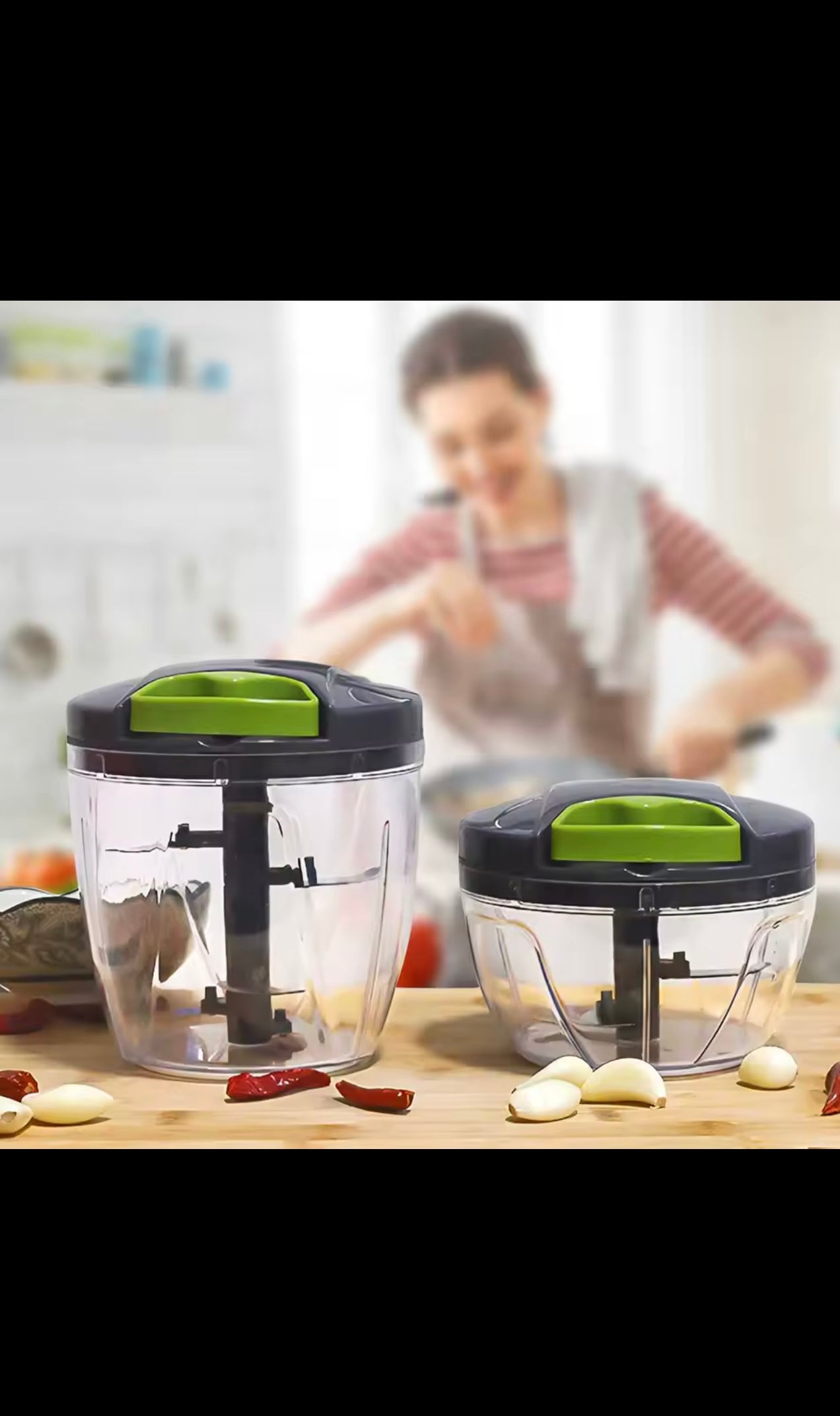 Compact Manual Food Processor