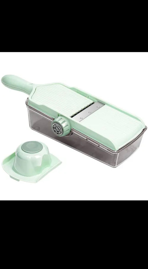 Adjustable Mandoline Slicer – Multifunction Vegetable Cutter with Hand Guard
