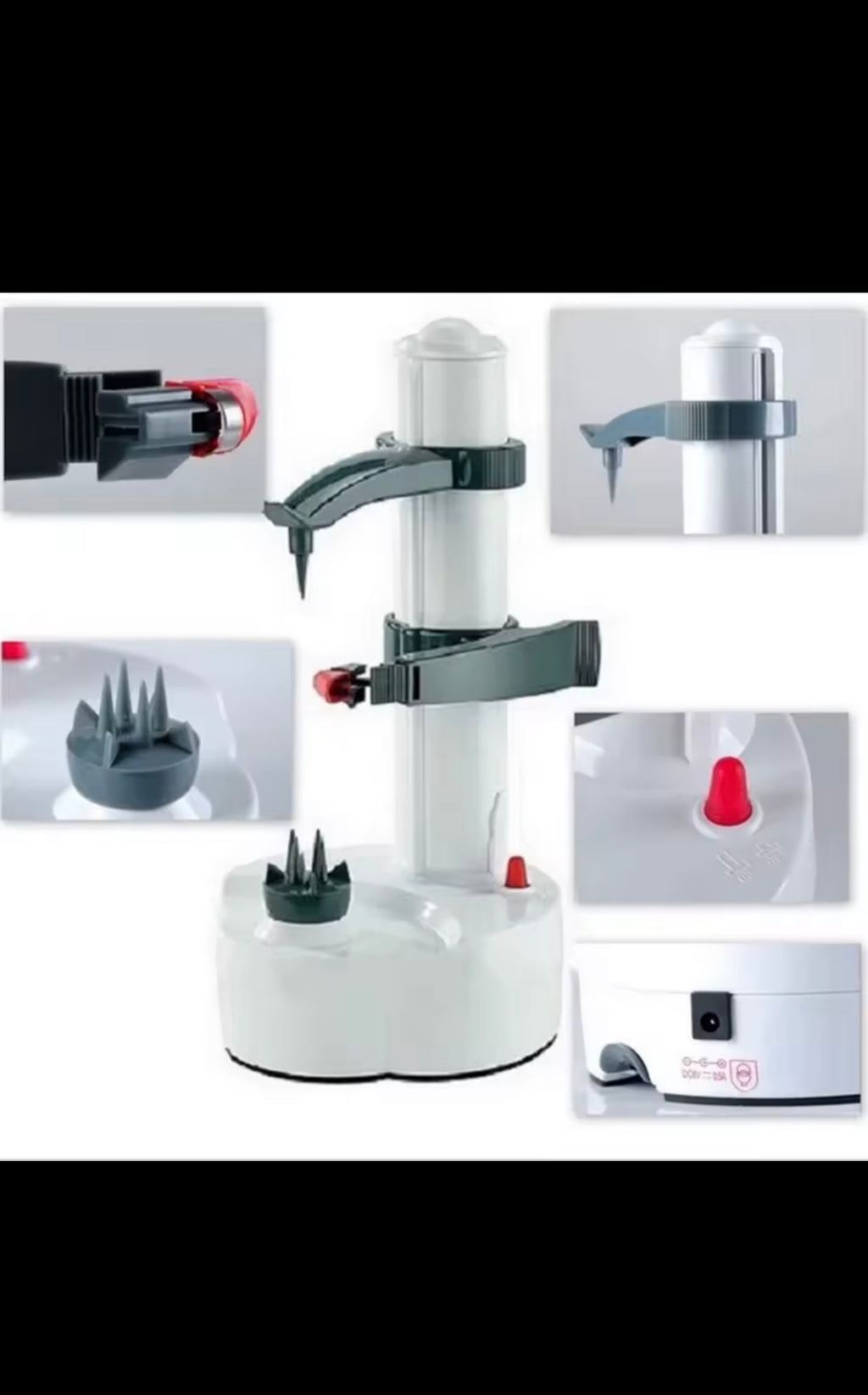 Automatic Electric Potato Peeler – One-Touch Fruit & Vegetable Peeling