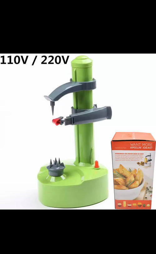 Automatic Electric Potato Peeler – One-Touch Fruit & Vegetable Peeling