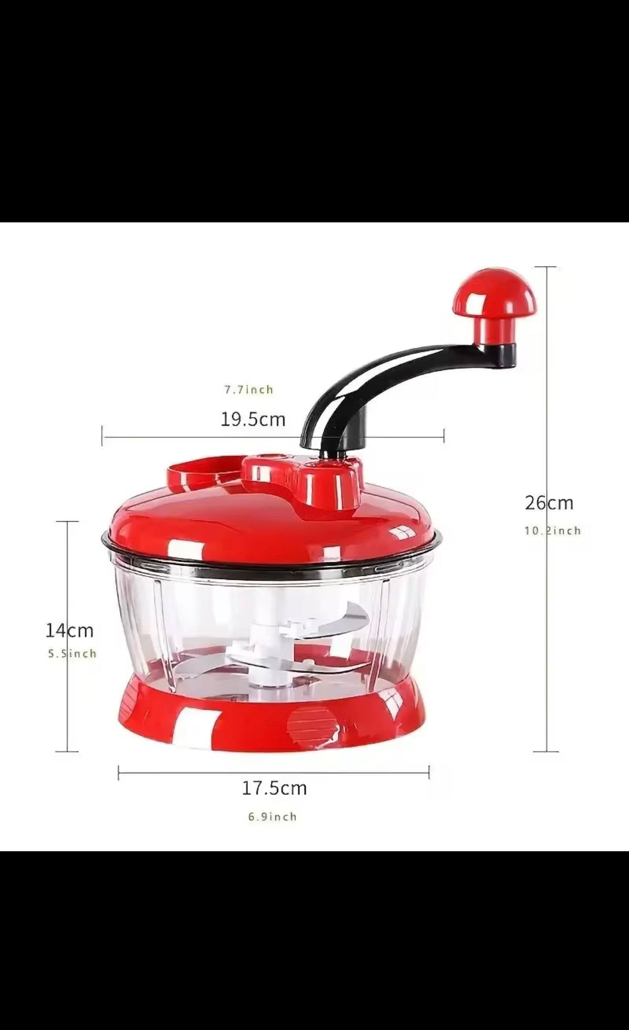 Manual Food Chopper — Fast, Easy & No Electricity Needed