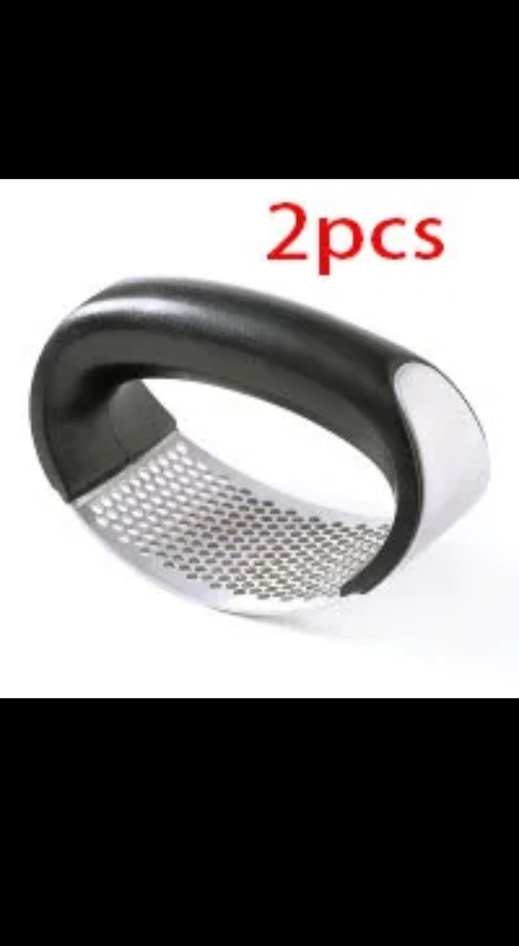 Stainless Steel Garlic Rocker – Effortless Garlic Press Tool