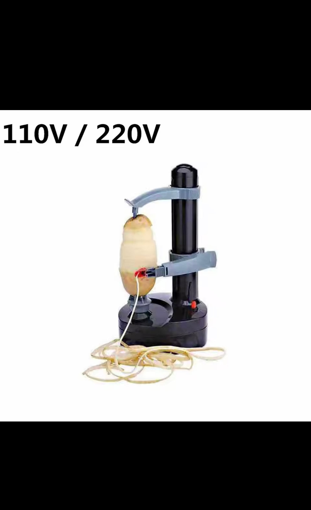 Automatic Electric Potato Peeler – One-Touch Fruit & Vegetable Peeling